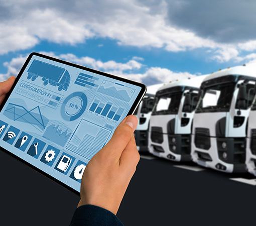 Managing and tracking transport vehicle fleet through the web dashboard | Wearable Technology Designing